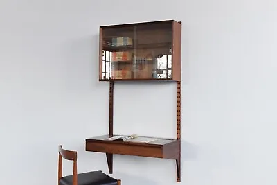 Vintage Danish Rosewood Cado Wall Unit / Desk By Poul Cadovius For Royal System • £1500