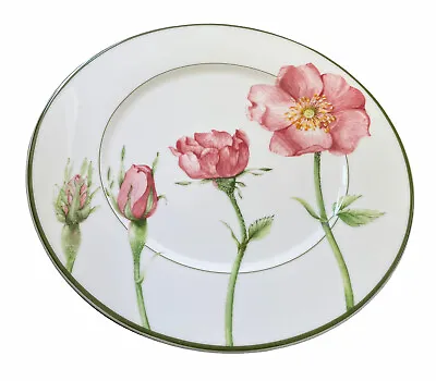 Villeroy Boch FLORA Service Charger Chop Plate WILD ROSE Floral Pink Germany 12  • $74.99