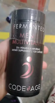 *Fermented Men’s Multivitamin 25+ Vitamins Minerals 120 Caps Exp 3/25 # 8519 • $19.97