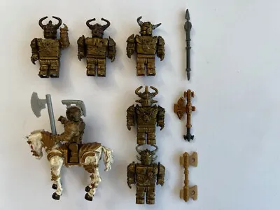 Mb 60  Mega Bloks  Pirates Pyrates Weapons Knights Dragons Spare Parts Crew • £10