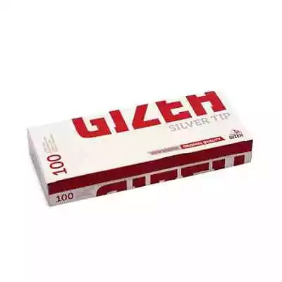 New - 100s Gizeh Silver Tubes Tips - 200 - 1000 - 2000 • £5.19