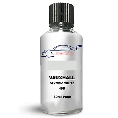 For Vauxhall Olympic White 40r Paint Touch Up Kit 30ml Scratch Chip Vectra Corsa • £6.75
