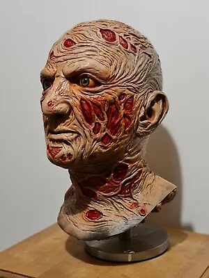 1:1 Freddy Krueger Bust (Part 1)  - Overhauled Trick Or Treat Studios Mask. • $273.92