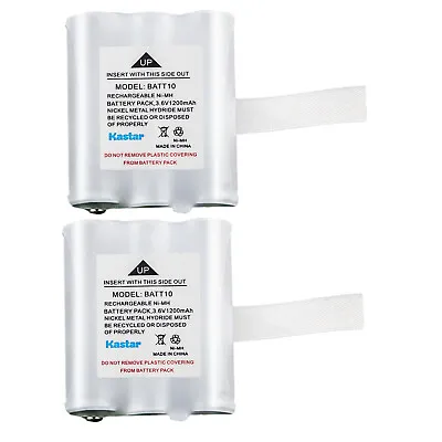 Kastar 2x Battery 3.6V 1200mAh For Midland BATT10 AVP13 X-Talker T71 T75 T77 T79 • $14.99