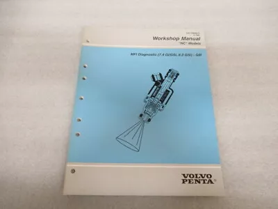 1996 Volvo Penta NC Models MFI Diagnostic GM Workshop Manual P/N 7788884-0 • $17.81