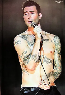 Maroon 5  Adam Levine - Shirtless & Singing In Concert  Poster From Asia • $15.96