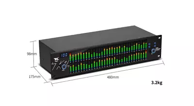 TKL T2531 Professional Graphic Equalizer Audio Processor Two 31-Band Spectrum • $429