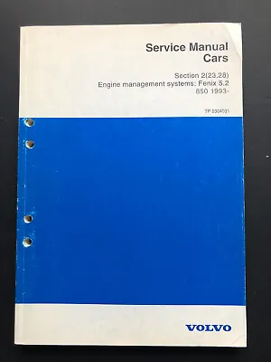 1993 1994 Volvo 850 Fenix 5.2 Engine Management System Service Manual • $79.95