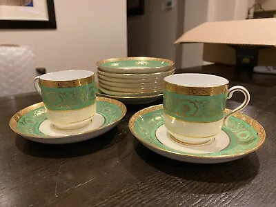 Lot Of Rare Antique Tiffany By Minton Saucers And Demitasse Cups H4195 • $500