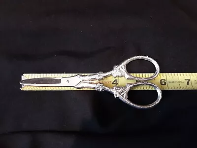 Vintage Grasoli Germany Silver Scissors Grapes Shears  • $20