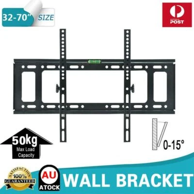 $19.95 • Buy TV Wall Mount Bracket Tilt Slim 32 40 42 47 50 55 60 62 65 70 75 Inch LCD LED