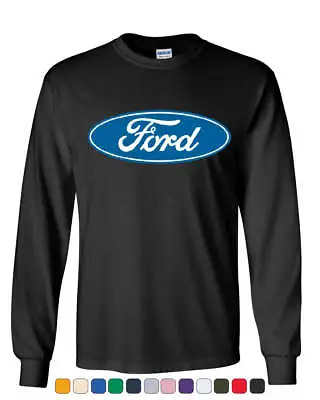 Licensed Ford Logo Long Sleeve T-Shirt Truck Mustang F150 Muscle Car • $23.95
