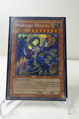 Yu-Gi-Oh Montage Dragon - CT05-ENS01 Secret Rare Limited Edition Lightly Played • $15