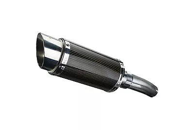 Suzuki GSX-R750 Delkevic Slip On 8  Carbon Fiber Round Muffler Exhaust 11-17 • $319.99