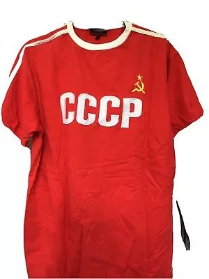 £9.99 • Buy Soviet Union CCCP USSR Unofficial Cotton Football Shirt - XL 