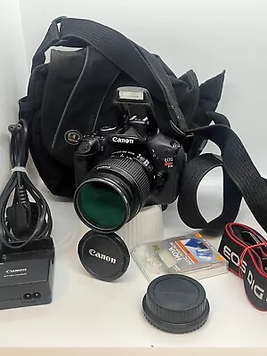 Canon EOS 600D (T3i) 18-55mm IS II Lens 16GB Card 5953 Shots Bag MINT • £199