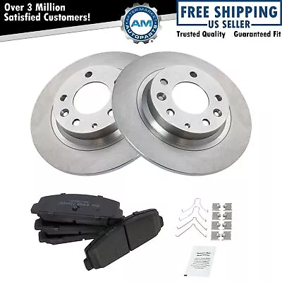 Rear Ceramic Disc Brake Pads Rotors Set Kit For 03-05 Mazda 6 • $77.87