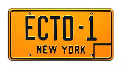 Ghostbusters | '59 Cadillac Hearse | ECTO-1 | STAMPED Replica Prop License Plate • $17
