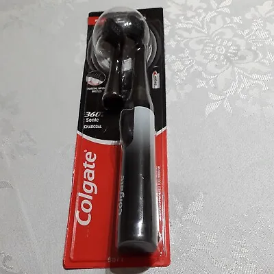 Colgate Teeth Battery Electric Sonic 360 Charcoal Toothbrush • £12.99