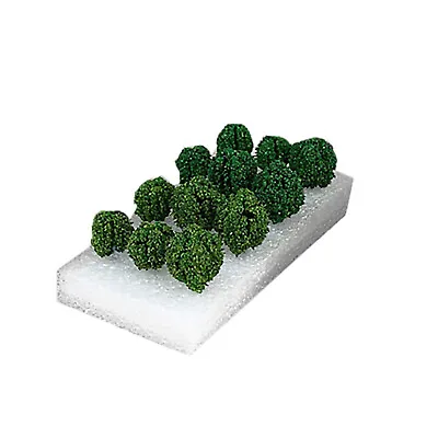 12pcs Simulation Bush Tree Model Miniature Scene For 1:35/1:48/1:72/1:87 Scale F • £6.32