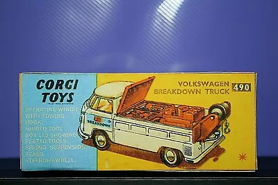 £4.35 • Buy Corgi Toys Truck VW Repro Box Breakdown Second Quality Print