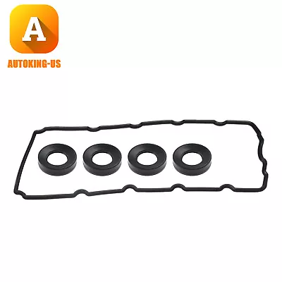 Engine Valve Cover Gasket + 4x Spark Plug Seal For 2002-2008 Mini Cooper • $34.99