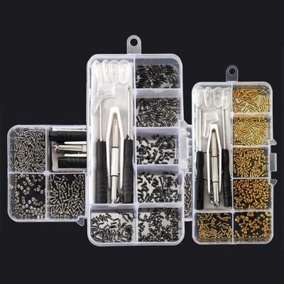 $14.27 • Buy Nuts Eyeglass Nose Pads Glasses Screws Sets Glasses Screws Sunglass Repair Tool