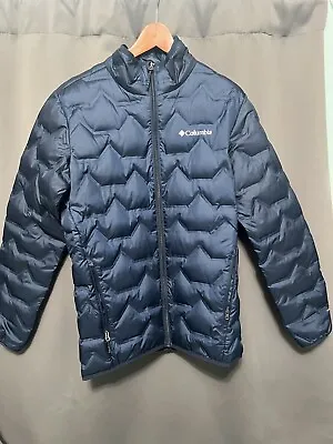 Columbia Men's Puffer Jacket Blue Polyester Insulated 650 • $45