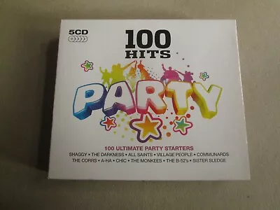 Various Artists: 100 Hits Party 5 X CD Compilation Box Set Unplayed DMG 100 020 • £7.50