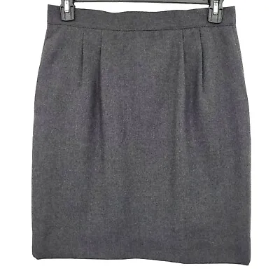 Brooks Brothers | Women's Wool Skirt Grey | Size 4 • $30