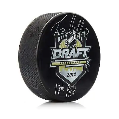 Tomas Hertl Signed 2012 NHL Draft Event Puck With 17th Pick Note • $80.47