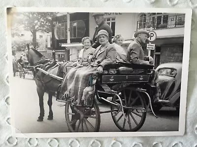 Irish Jaunting Car - 1963 Photograph - Horse And Carriage - 16cm X 12cm • $3.67