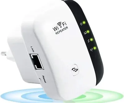 300Mbps WiFi Signal Repeater Extender UK Plug Range Booster Internet Amplifier Z • £9.99