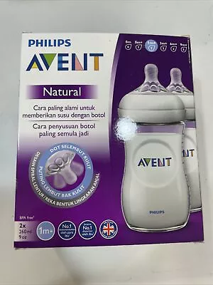 Philips Avent Natural Twin Pack 260mL Baby Bottles  • $24.95