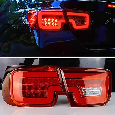 For Chevrolet Malibu LED Rear Lamp Assembly Tail Lights 2013-2015 Dark Red AMA • $260.56