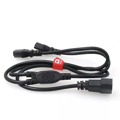 320 C14 Male Plug To 2XC13 Female Y Splitter Power Cord 250V/10A For Monitor PC • $9.90