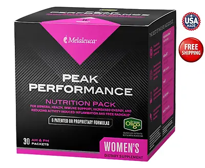 Melaleuca Peak Performance Women's Nutrition Pack: Complete Wellness In Packets • $125
