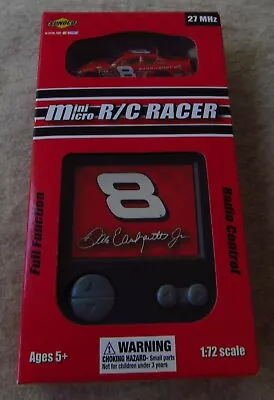 Dale Earnhardt Jr #8 Red 1:72 Scale Mini Micro R/C Racer 27 MHz Race Car NEW • $12.99