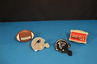 Lot Of 4 SUPER BOWL LI (51) PLASTIC RINGS New England Patriots  Falcons Football • $2.99