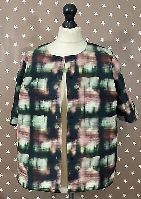 COS Retro Colourful Top Shirt Blouse Womens Size 14 • £9.99