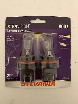 Sylvania XtraVision 9007 Brighter Downroad - 2 Halogen Lamps DMG Box 2S • $14.98