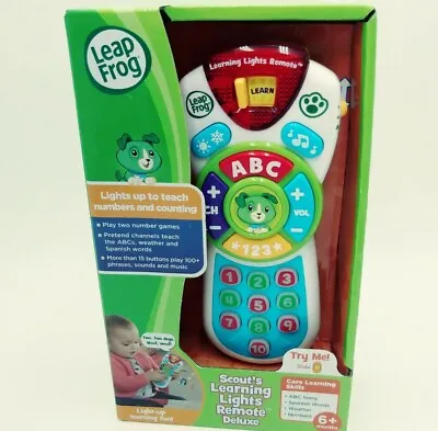 Leap Frog Scout's Learning Lights Remote Deluxe Green English & Spanish New • $16.99