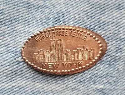 Rare Elongated Penny Press Nyc New York City Twin Towers World Trade Center  • $8.99