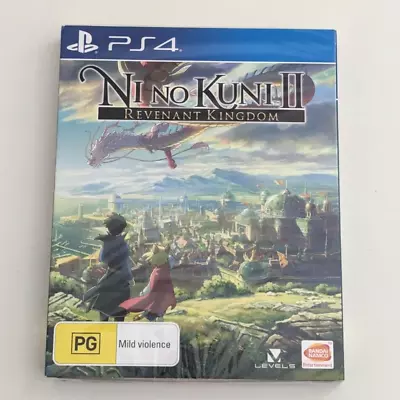 BN! Genuine PlayStation 4 PS4 Ni No Kuni II 2 Revenant Kingdom Steelbook AU CIB • $49.99