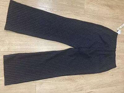 Amanda Smith Dress Pants - Womens Amanda Smith Striped Lycra Dress Pants Size L • $17.46