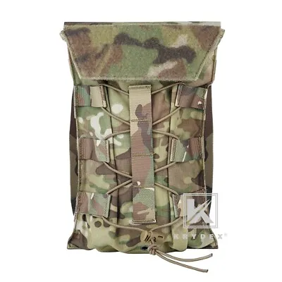 KRYDEX Tactical Hydration Carrier MOLLE Backpack Outdoor Panel For Vest MC Camo • $29.95