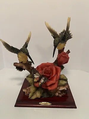 Montefiori Italian Design: Statuary Hummingbirds Roses And Butterfly • $50
