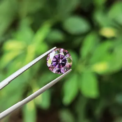 Purple Round Cut Natural Diamond 1 Ct To 5 Ct D Grade CERTIFIED VVS1+1 Free Gift • $46.49