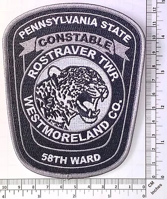 Rostraver Township Constable Pennsylvania Police Patch • $6