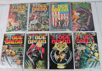 Judge Dredd #4-11 1984 Eagle Comics Lot Of 8 Comics • $44.99